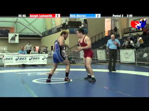 Joseph Locksmith vs. Nick Alvarez at 2013 ASICS University Nationals - GR