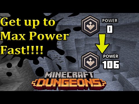 How to get your power level up fast Minecraft Dungeons