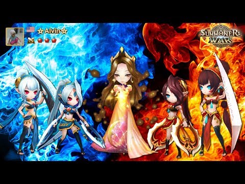 Summoners War : RTA season 10 - The low cost yolo team ft Tiana and four Twins to G3 RTA