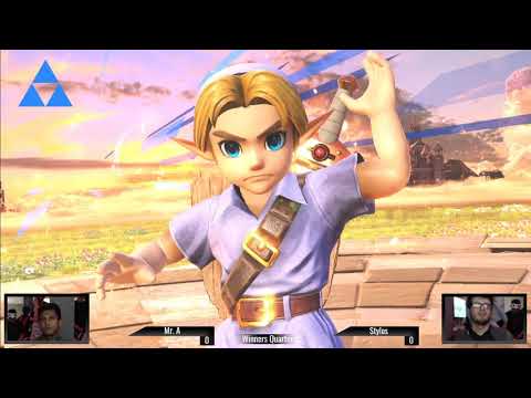 Infinity Showdown 14 - Winners Quarters - Mr. A(Snake, Pokemon Trainer) vs Stylos(Young Link, Roy)
