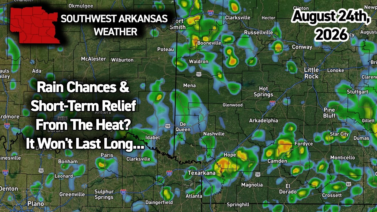 Rain Chances & Short-Term Relief From The Heat? It Won't Last Long...