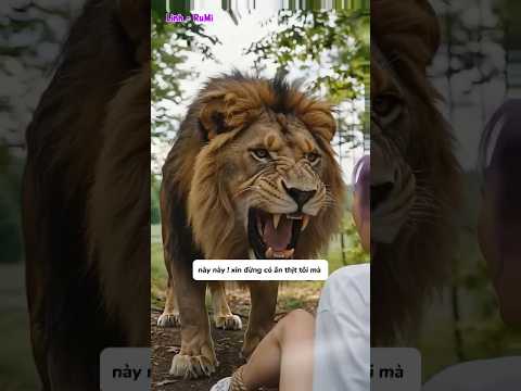 RuMi trốn thoát sư tử nhờ nổi tiếng #shorts