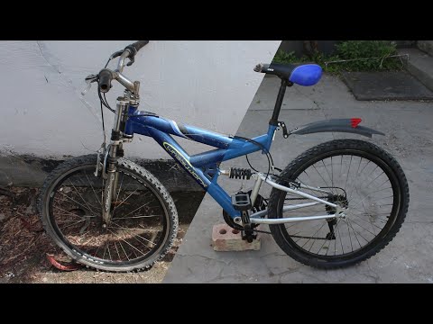 Restoration old full suspension bike