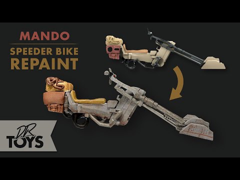 How to make a Mandalorian Speeder Bike Custom Repaint and Modifications - DIY