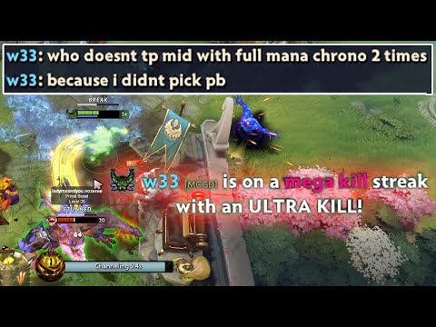 He didn't HELP W33 just because He didn't Pick Primal Beast MID