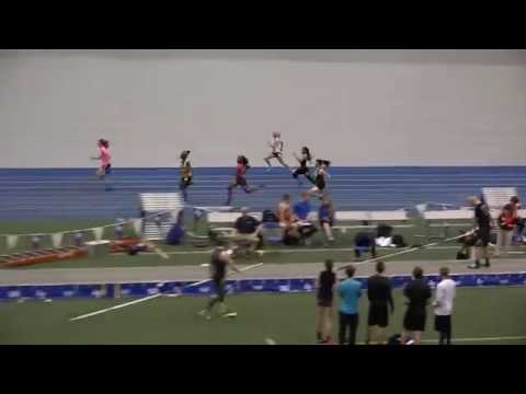 USAFA HS Indoor Open Girls 60M Prelim Heat 1