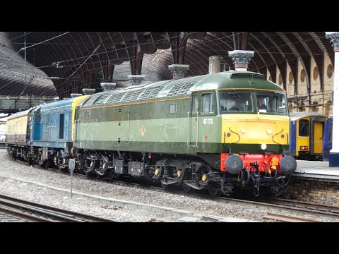 47773 + 20189 At York "The Scarborough Belle" + DRS/FL 66s | 25/8/21