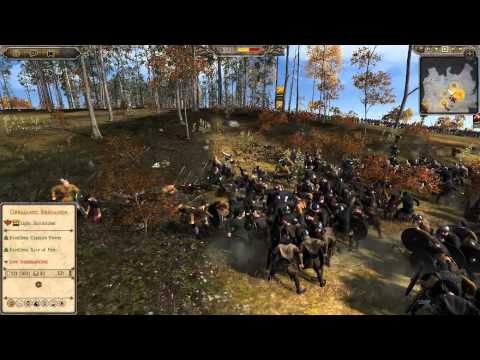 Attila Total War Online Battle #2 (1v1) - Guerrilla Deployment