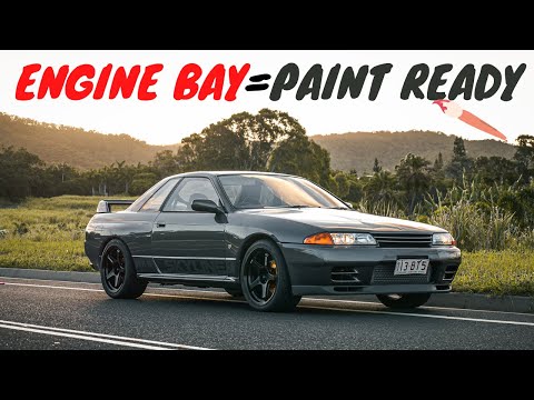 R32 Engine Bay Gets Stripped Ready For Paint