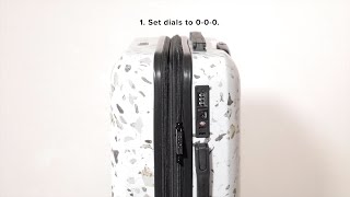 calpak suitcase lock