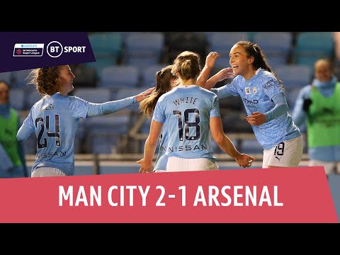 Manchester City v Arsenal (2-1) | Women's Super League Highlights