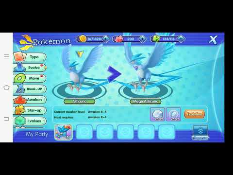 Articuno evolve into mega articuno in poketown