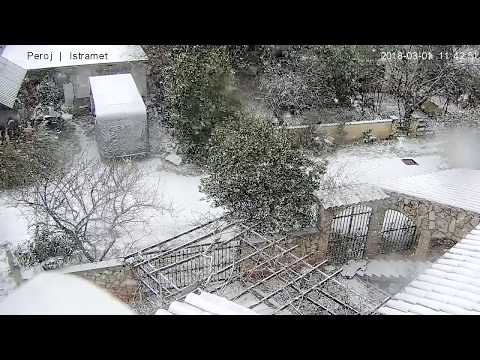 Timelapse Snijeg Peroj 01/03/2018