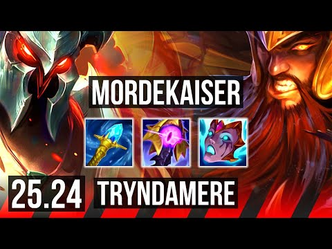MORDEKAISER vs TRYNDAMERE (TOP) | Good KDA: 11/1/5 | KR Master | 25.24