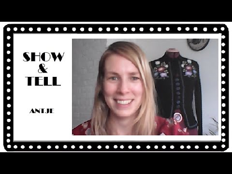 Antje's embroidered Tyrolean sweaters and embroidery tutorial, Ep 50