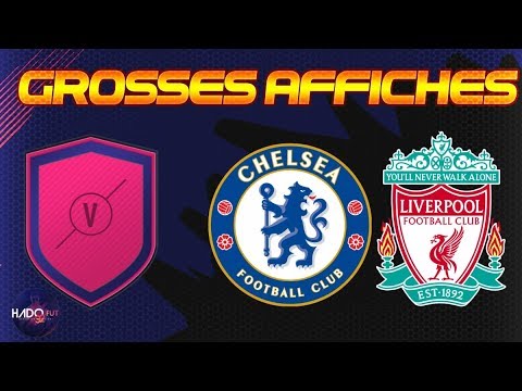 DCE GROSSES AFFICHES CHELSEA LIVERPOOL MOINS CHER POSSIBLE 2/4