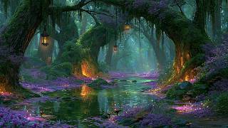 Mystic Lantern Forest ✨ Magical Music & Enchanted River Ambience for Sleep, Relaxation & Study