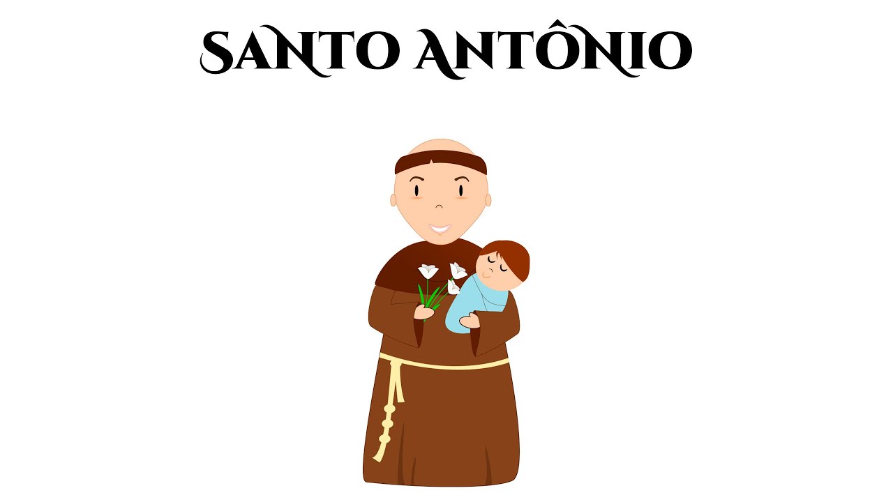SANTO ANTONIO | DESENHOS BÍBLICOS | CATEQUESE