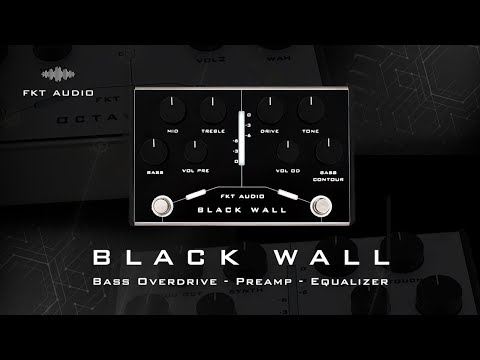 FKT Audio Black Wall | Bass Overdrive, Preamp & 3-Band EQ Pedal image 6