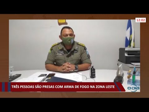 TreÌ‚s pessoas saÌƒo presas com arma de fogo na zona leste 31 08 2021