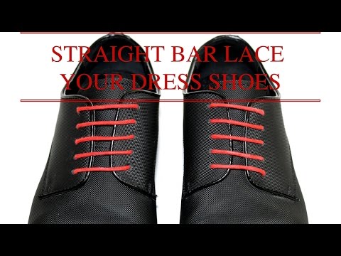 How to Lace Your Dress Shoes - Straight Bar Lacing
