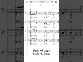 Alleluia SATB | Mass of Light - David R. Haas