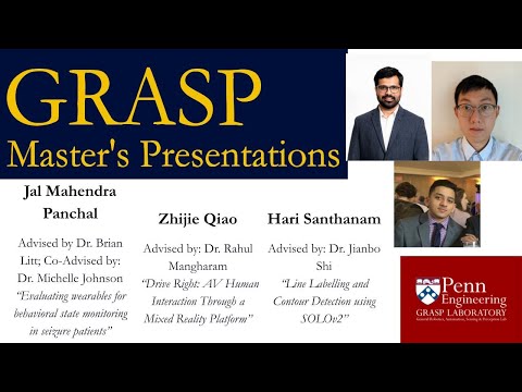 Spring 2022 Robotics Master’s Thesis Presentations