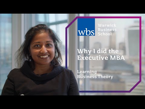 Learning business theory - Why I did the WBS Executive MBA (London)