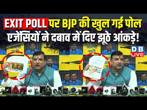 Exit Poll पर BJP की खुल गई पोल, एजेंसियों ने दबाव में दिए झूठे आंकड़े ! Lokshabha Election |#dblive