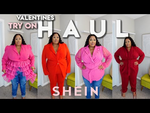SHEIN CURVE HAUL | VALENTINES PLUS SIZE TRY ON |...