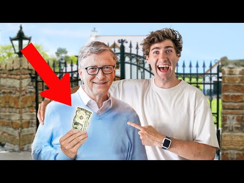 I TRICKED Bill Gates Into Stealing A $1.00 Bill!