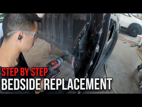 Remove and Install Pick Up Truck Bedside Assembly