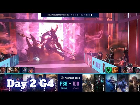 PSG vs JDG | Day 2 Group B S10 LoL Worlds 2020 | JD Gaming vs PSG Talon - Groups full game