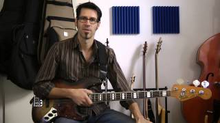 Beg0101 - Die optimale Gurtlänge - German Bass Lesson Tutorial