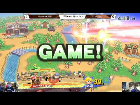 CB18 Singles  - TA|saj. (Peach) Vs. Illuminate|kil0 (Captain Falcon) SSB4 Winners Quarterfinals