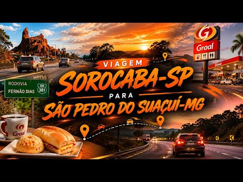 VIAGEM DE SOROCABA-SP PARA SÃO PEDRO DO SUAÇUÍ-MG, JULHO DE 2026