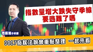 指數量增大跌失守季線，要逃難了嗎 3017奇鋐法說會重點整理一起來看 (圖)