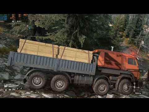 SnowRunner Walkthrough Part 37 - "SmithVille Bridge" [2160p60]