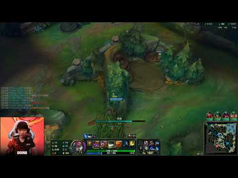 [Doinb Twisted Fate POV vs Rookie Irelia] LPL Spring 2021 - FPX vs IG - Game 1