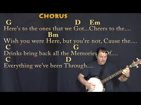 Memories (Maroon 5) Banjo Cover Lesson in G with Chords/Lyrics