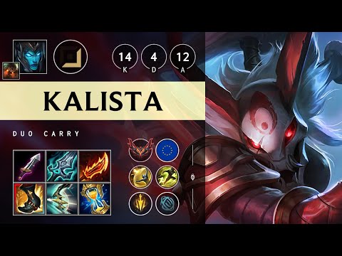 Kalista ADC vs Ezreal - EUW Grandmaster Patch 25.16