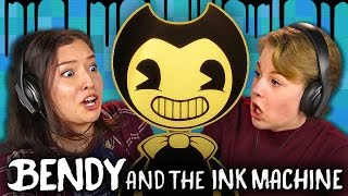 DISNEY HORROR GAME?! | Bendy and the Ink Machine (Teens React: Gaming)