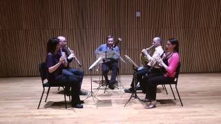 Zephyros Winds perform 1st movement of Ligeti's Six Bagatelles for Wind Quintet