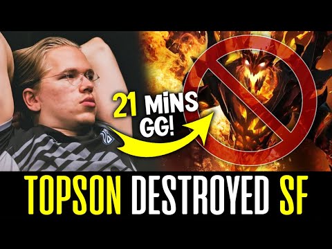 You can't picked SHADOW FIEND Mid against 2x TI Winner "TOPSON" DOTA 2
