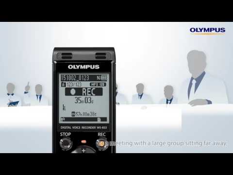 Brown olympus voice recorder
