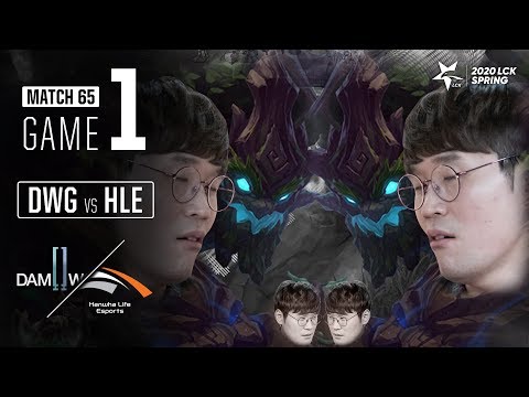 DWG vs HLE | Match65 Game1 H/L | 2020 LCK Spring