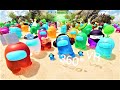 Among us dance party | among us cute dance (360° VR video) | among us party time music 360°