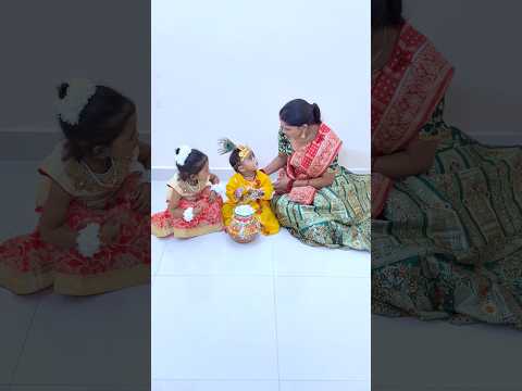 Devanshi bani radha Krishna ji 😲❤️ #shorts #ytshorts #foryou #janmashtami #trending #viralvideo