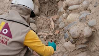 Peru’daki antik Chan Chan kentinde 38 iskelet ortaya çıkarıldı