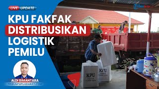 4 Truk Angkut Logistik Pemilu 2024, Didistribusikan untuk 3 Distrik Terjauh di Fakfak Papua Barat